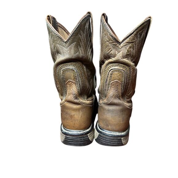 Ariat Work Boots Mens Brown Leather Western Workwear Boots Durable Size 9.5 main image 6